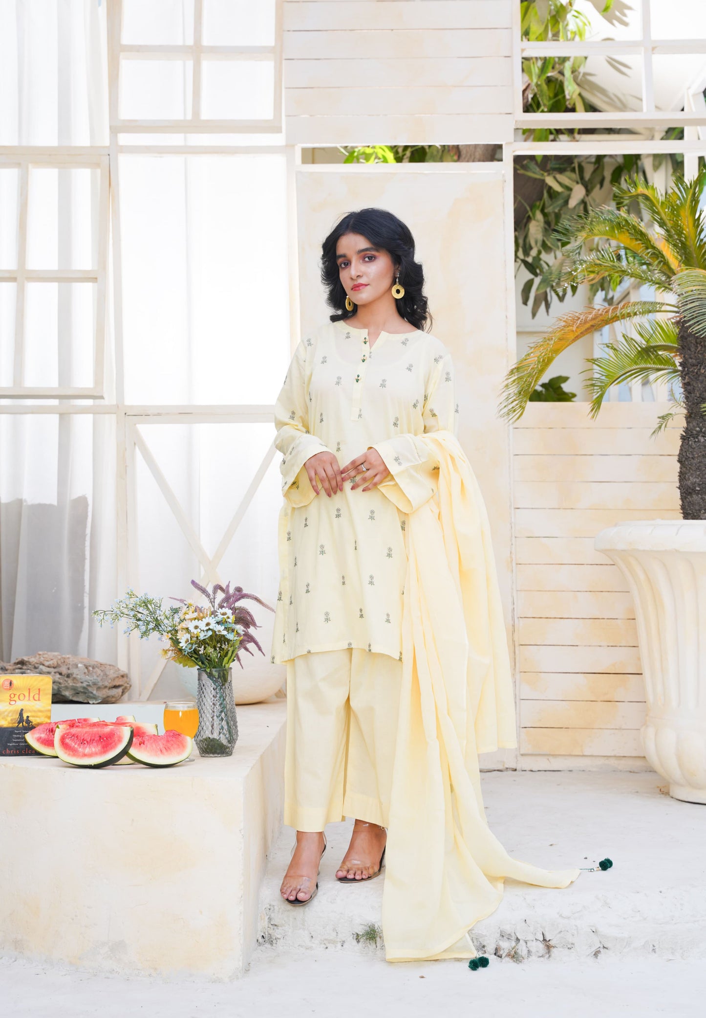 3 Piece Embroidery Lawn (Unstitched)