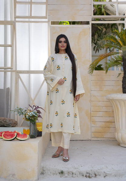 2 Piece Embroidery Lawn (Unstitched)