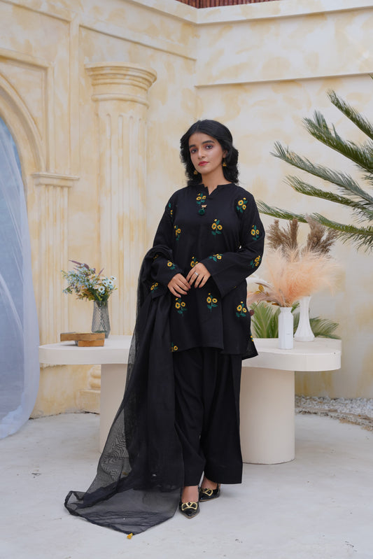 3 piece embroidery lawn
